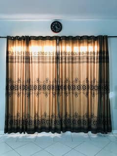 Pure Jute Fabric Beautiful 02 Curtains Large Size for Sale