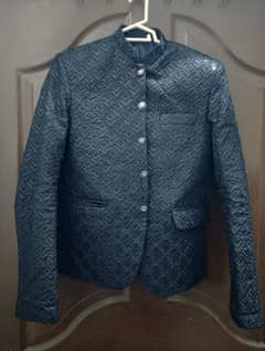 Full Black Prince coat 17 18 year la larka easily wear kr sakte he