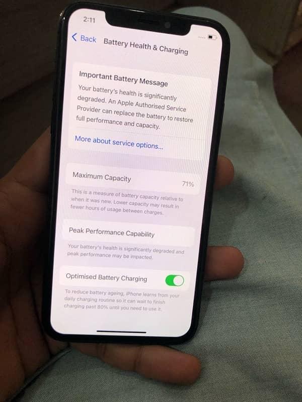 iPhone x 46GB 8