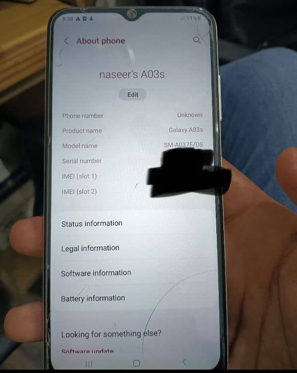 Samsung A03s Only Phone 3 32 Gb No Open No Repair 5