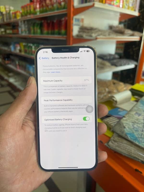 I phone 12pro max Non PTA (jv) 128gb one month sim time h 1