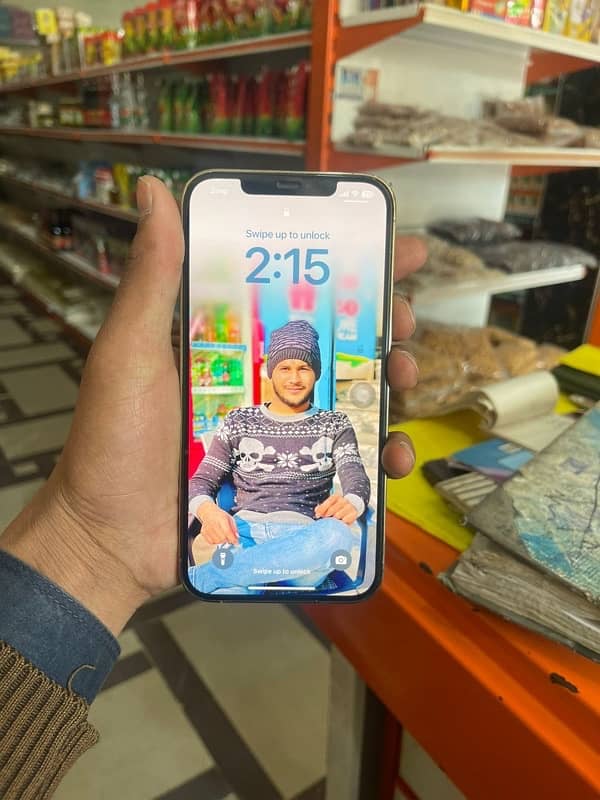 I phone 12pro max Non PTA (jv) 128gb one month sim time h 3