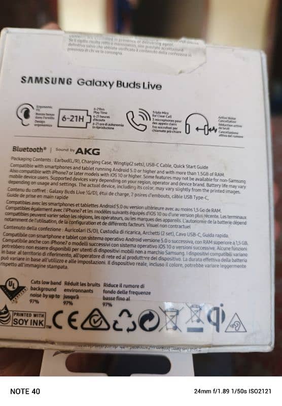 samsung orignal live earbuds 2