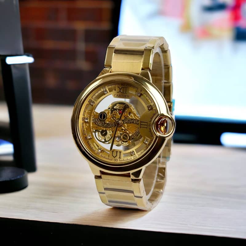 Gold Chain Hand wrist best branded watches for men in Pakistan 0