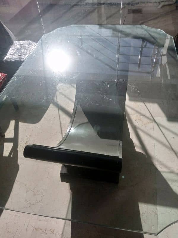 Glass Dining Table 6'×4' 2