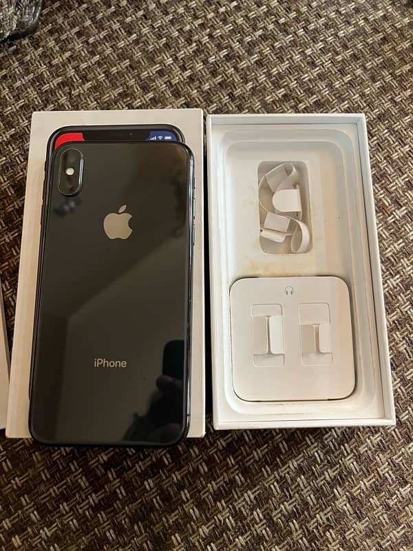 iphone x 64gb with box official pta approved 6