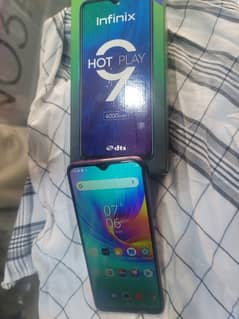 hot 9 play 10/10 condition no any fault panel change all ok 4 gb 64gb