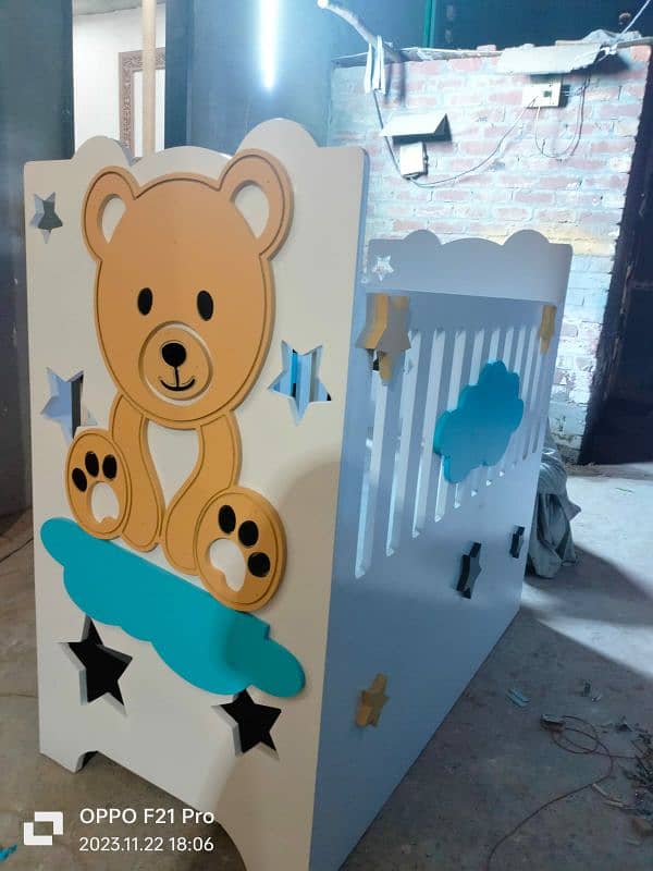 Baby cot bed with side daraz 4