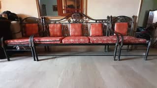 5 seated Iron Sofa Set