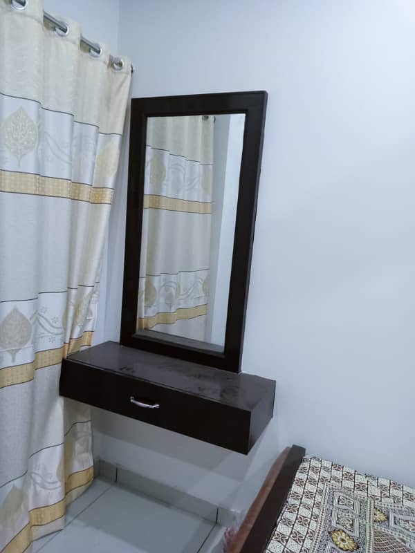 Single bed furnished flat available for rent Citi Housing Gujranwala 6