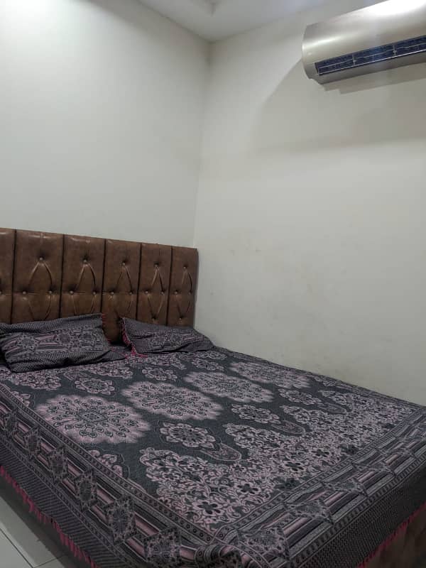 Single bed furnished flat available for rent Citi Housing Gujranwala 15