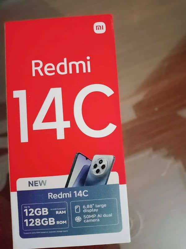 Redmi 14c 6/128 Just box open Full Worantyy 6