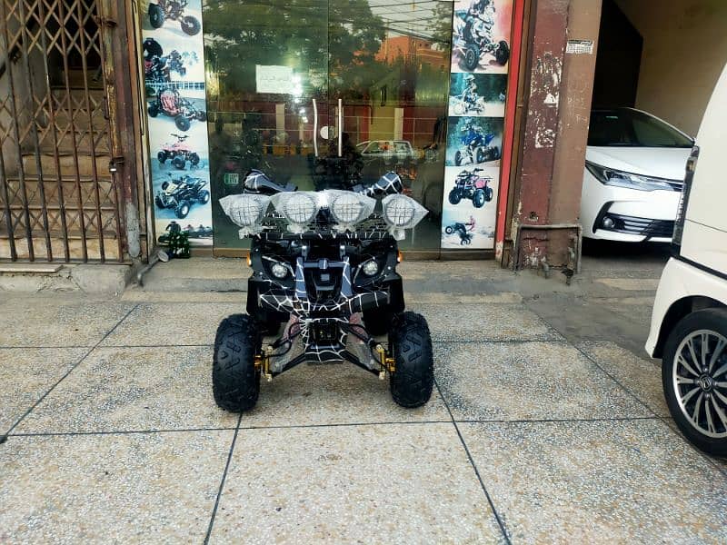 Double Disk Breaks 125cc Hunter Jeep Atv Quad Bike Delivery In All Pak 4