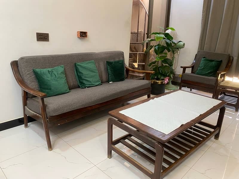 5 Seater Wooden Sofa 3