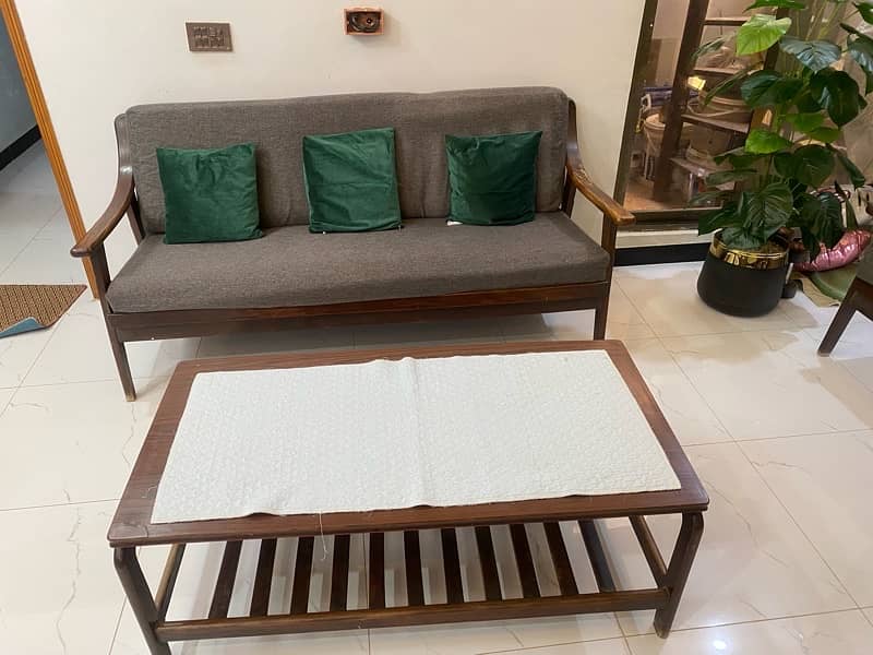 5 Seater Wooden Sofa 5