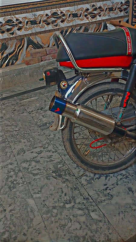 CD 70 EXHAUST HKS 4