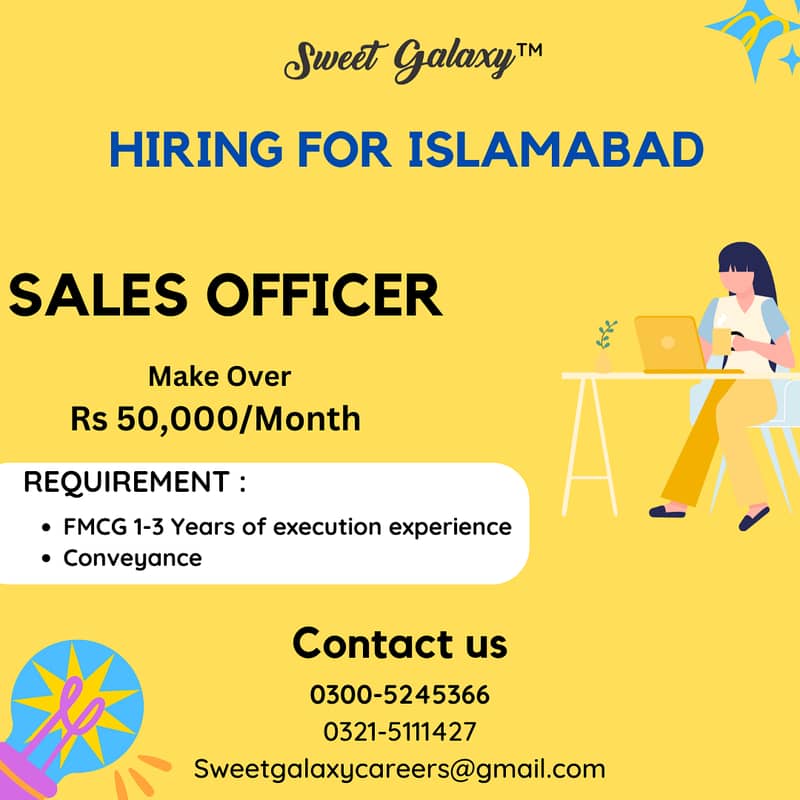 Sales Officer - Islamabad 0