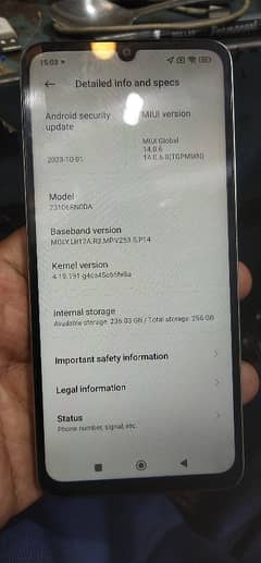 Redmi 13c 8+4 256 non PTA 2 month Sim work