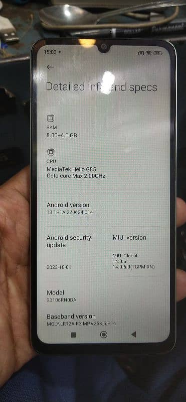 Redmi 13c 8+4 256 non PTA 2 month Sim work 1