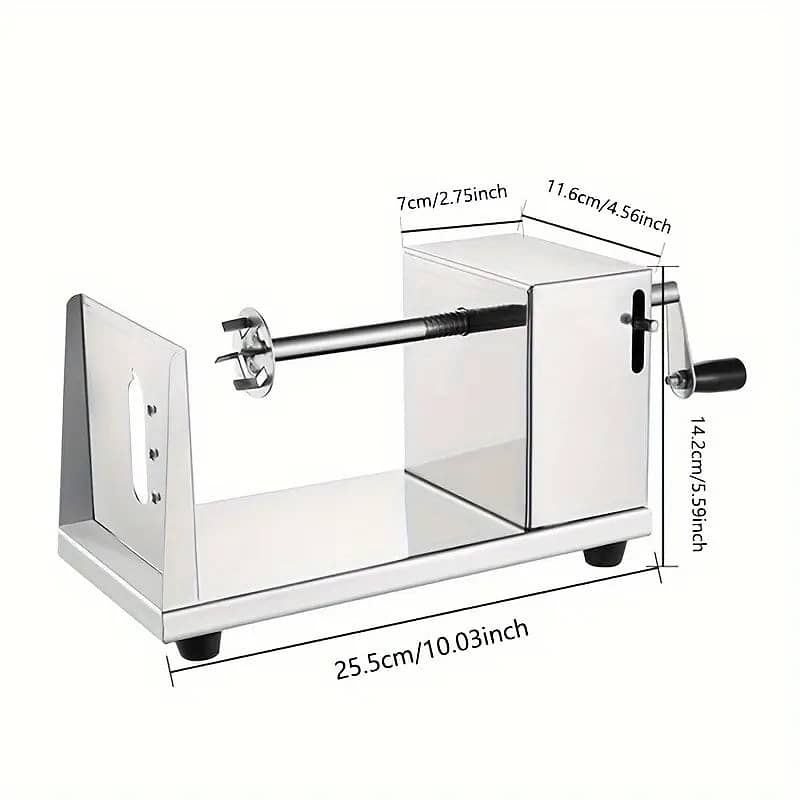 Potato Spiral Cutter Machine | Tornado Machine | 4