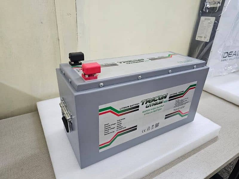 LITHIUM BATTERY 24V-180AH AVAILABLE 0