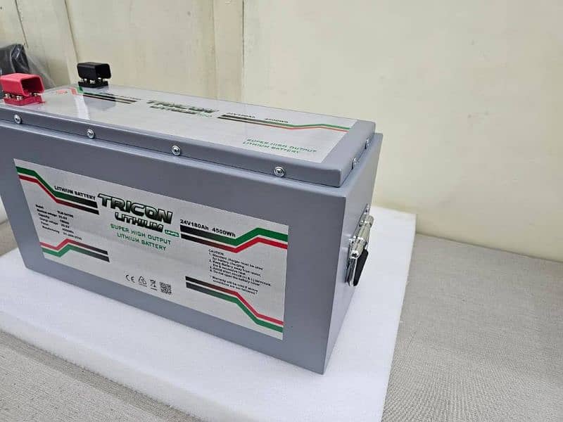 LITHIUM BATTERY 24V-180AH AVAILABLE 2