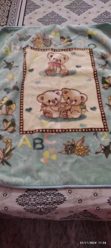 baby blanket almost new 0