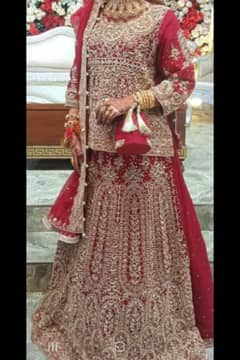 bridal lehenga brand new 03238406699