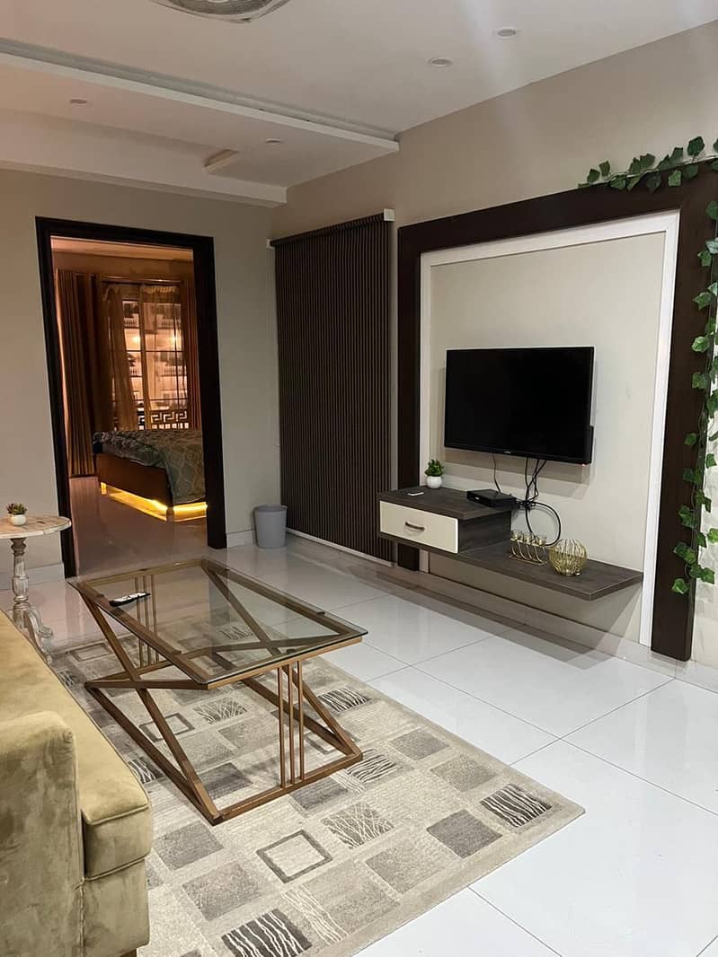 LUXURIOUS FURNISHED APARTMENT FACING EIFFLE BUILDING FOR SALE AT HOT LOCATION OF BAHRIA TOWN 15