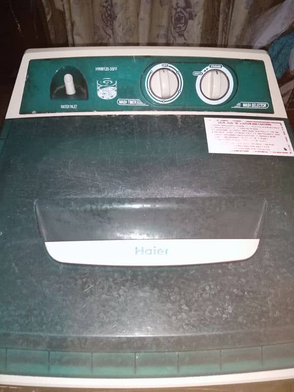 Haier Washing machine 2