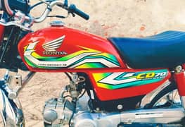 Honda CD70 2023 Paka 23 All Punjab Number