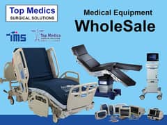 Defibrillator/Ventilator/ Anesthesia Machine/ OT table/ Hospital bed