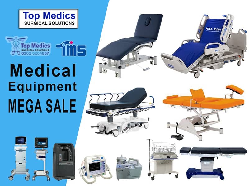 Defibrillator/Ventilator/ Anesthesia Machine/ OT table/ Hospital bed 4