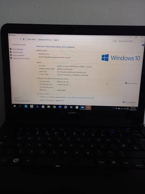 Samsung notebook laptop core i5 8