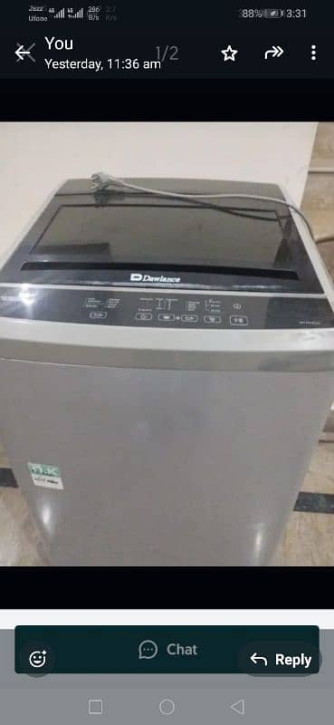 dowlance fully automatic washing machine 1