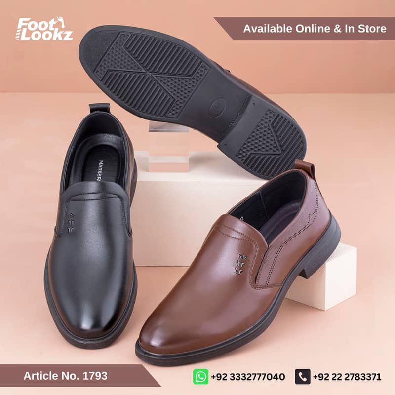 Wrinkle Free Formal men's shoe - Foot Lookz 0