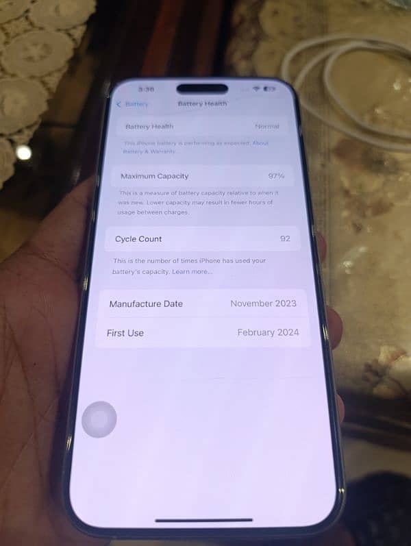 Asslam Alikum I'm selling iPhone 15 pro max 1