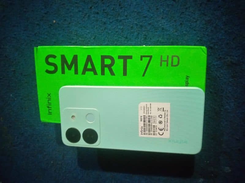 Infinix smart 7HD 2+2/64GB 10/10 complete box Pta official approved. 1