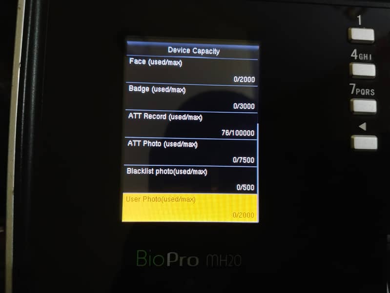 ZKTeco BioPro MH20 Biometric Face and Fingerprint Attendance 2