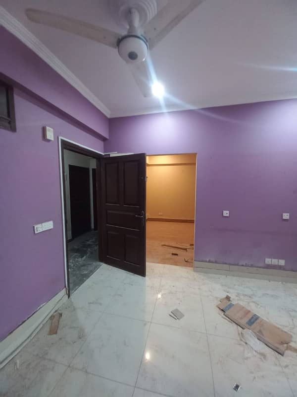 WITH LIFT CAR PARKING APARTMENT FOR RENT 3BEDROOM WITH DRAWING ROOM FULLY RENOVATED 13