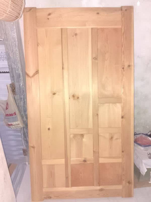 3X door made with Kayl wood pure guaranteed size 7*2.75=1 & 6*3.3=2 2