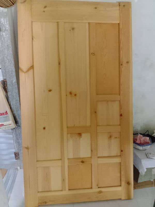 3X door made with Kayl wood pure guaranteed size 7*2.75=1 & 6*3.3=2 3