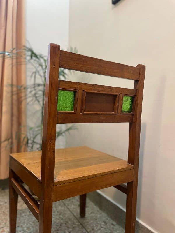 Pure Teak 6 Chairs Set 3