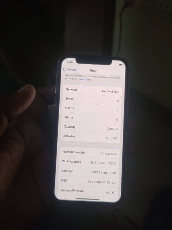 I phone x 256gb approved 6