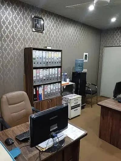 Fully Furnished Area 350 Square Feet Office Available For Rent Real Pictures In MM ALAM ROAD Gulberg 3 Lahore 0