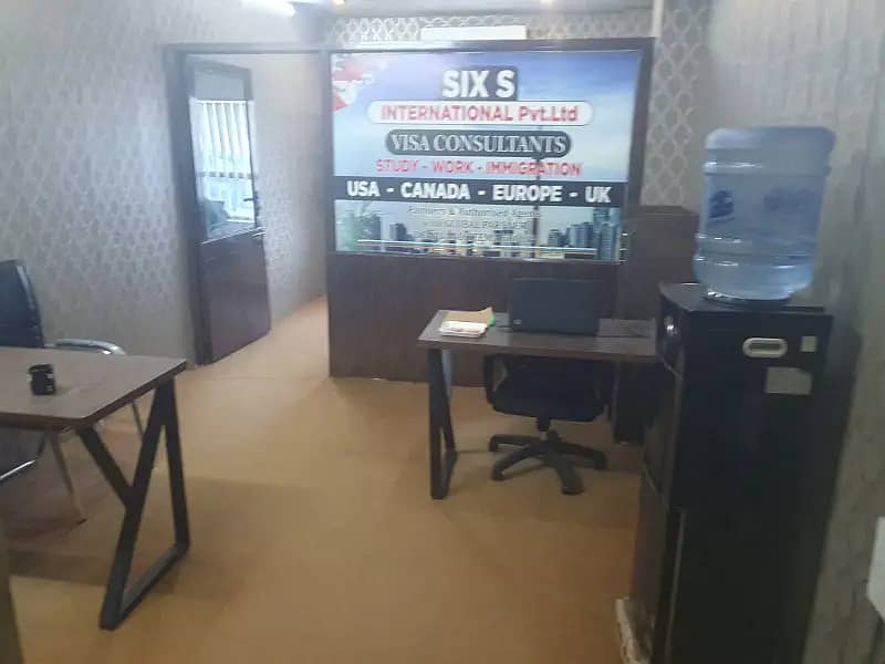 Fully Furnished Area 350 Square Feet Office Available For Rent Real Pictures In MM ALAM ROAD Gulberg 3 Lahore 1