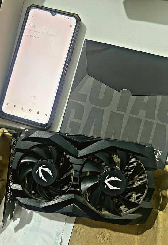 zotac 1660 super with box clean condition 1