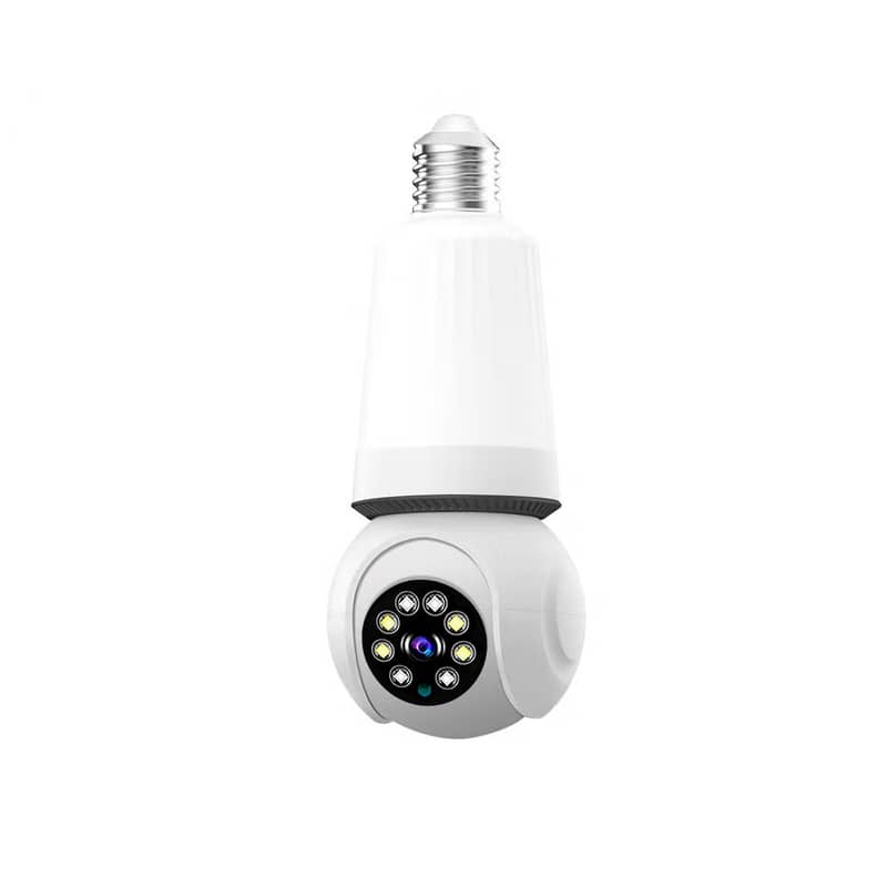 SPEED-X SPE27-LED8 BULB CAMERA WIFI PANORAMIC NIGHT VISION WITH V380 P 0