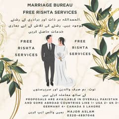 marriage bureau free ristha service