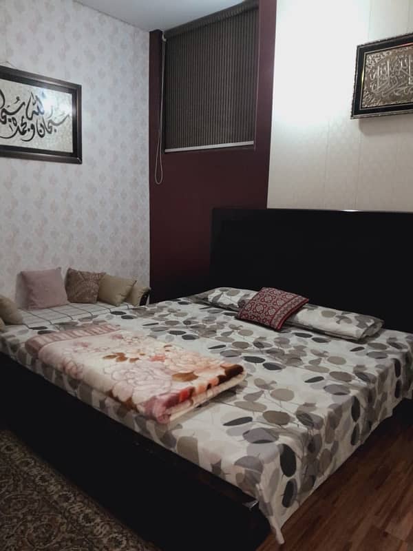 wooden double bed 2